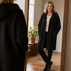Eleanor | Women's Oversized Hooded Coat | Zip-Front · Eltrendio