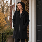 Eleanor | Women's Oversized Hooded Coat | Zip-Front · Eltrendio