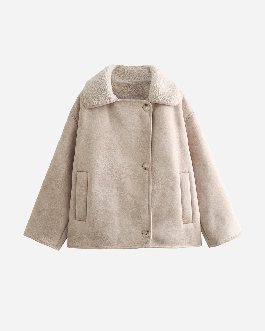 Eleanor | Women's Oversized Jacket | Shearling-Lined · Eltrendio