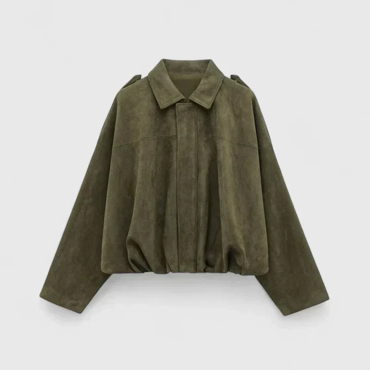 Eleanor | Women's Oversized Jacket | Suede · Eltrendio