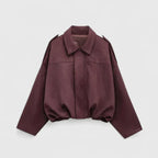 Eleanor | Women's Oversized Jacket | Suede · Eltrendio