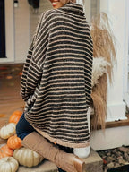 Eleanor | Women's Oversized Striped Jumper | Chunky Knit · Eltrendio