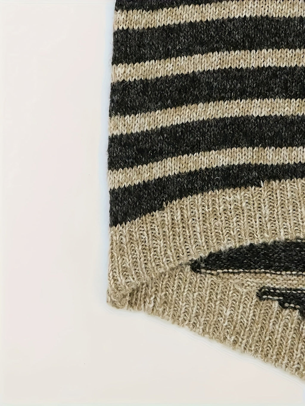 Eleanor | Women's Oversized Striped Jumper | Chunky Knit · Eltrendio