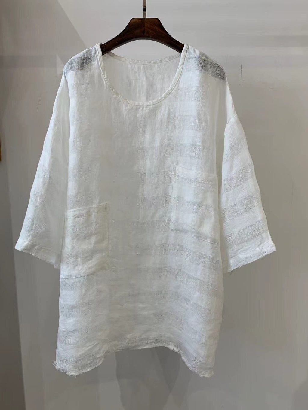 Eleanor | Women's Oversized Tunic Top | Patch Pocket · Eltrendio