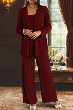Eleanor | Women's Sequined Trouser Suit | Three-Piece · Eltrendio