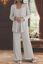 Eleanor | Women's Sequined Trouser Suit | Three-Piece · Eltrendio