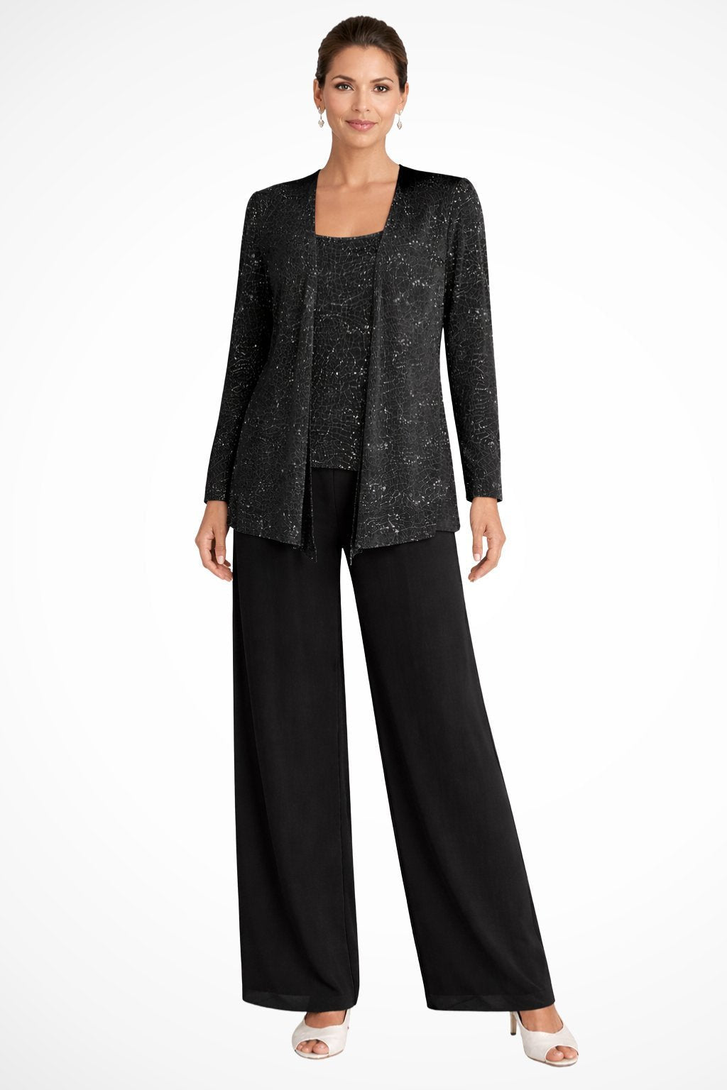 Eleanor | Women's Sequined Trouser Suit | Three-Piece · Eltrendio