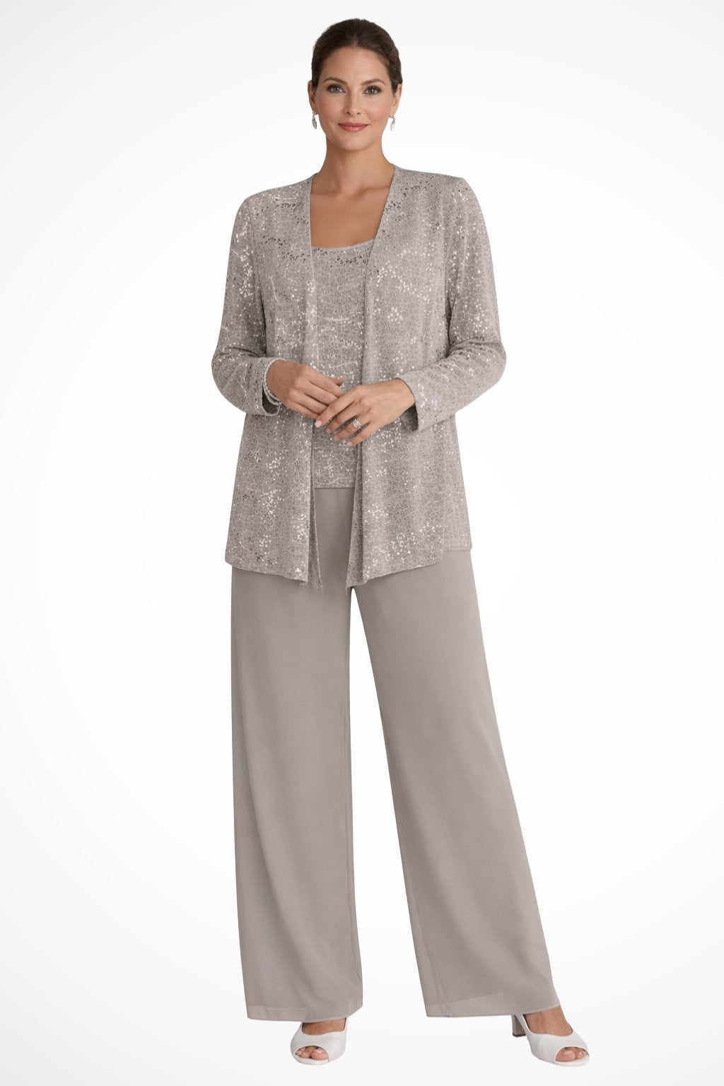 Eleanor | Women's Sequined Trouser Suit | Three-Piece · Eltrendio