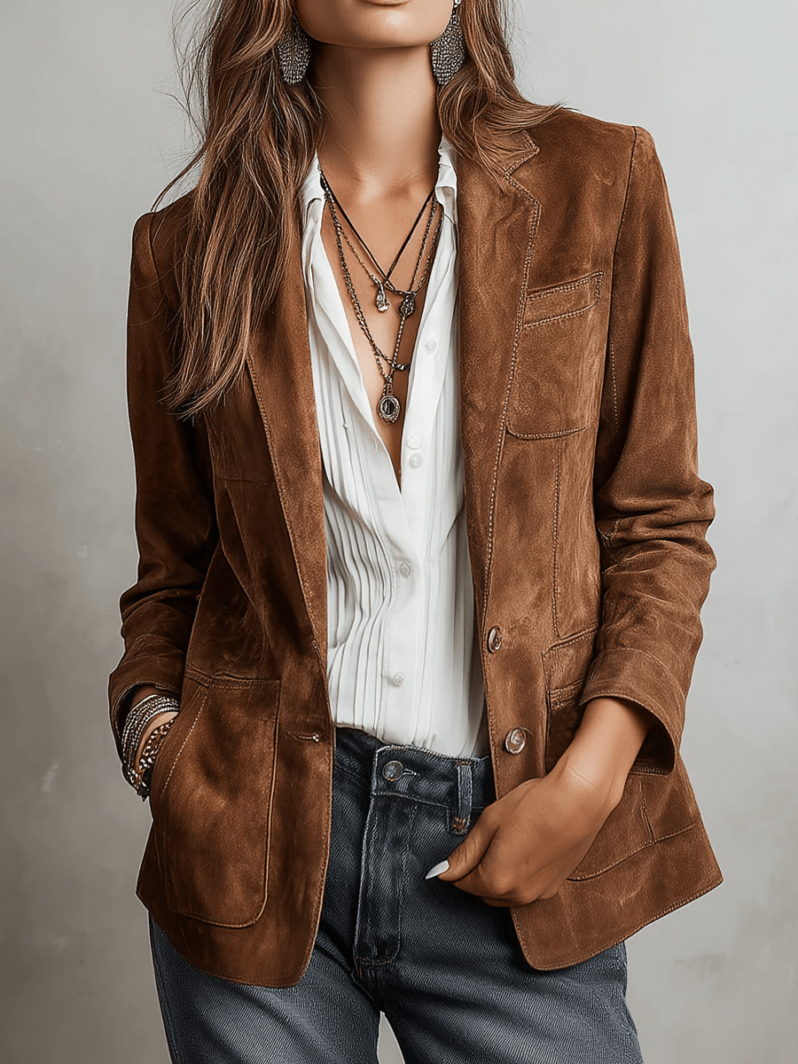 Eleanor | Women's Tailored Blazer | Notch Lapel · Eltrendio