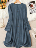 Eleanor | Women's V-Neck Dress | Button Front · Eltrendio