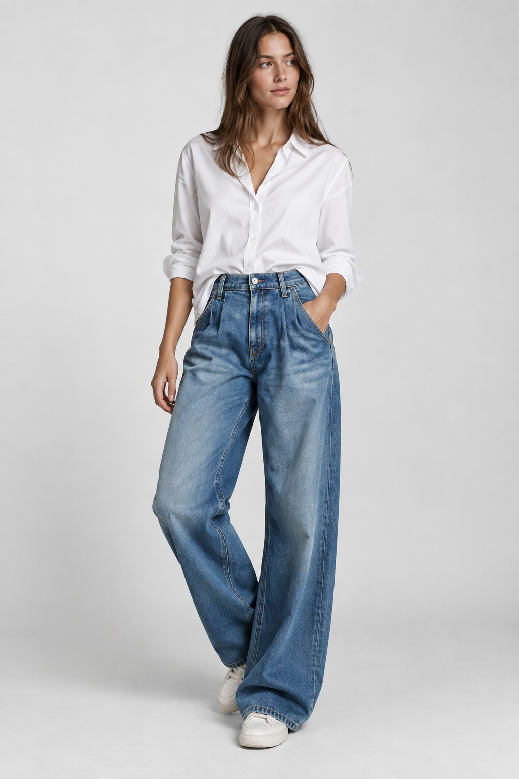 Eleanor | Women's Wide-Leg Jeans | High Waist · Eltrendio