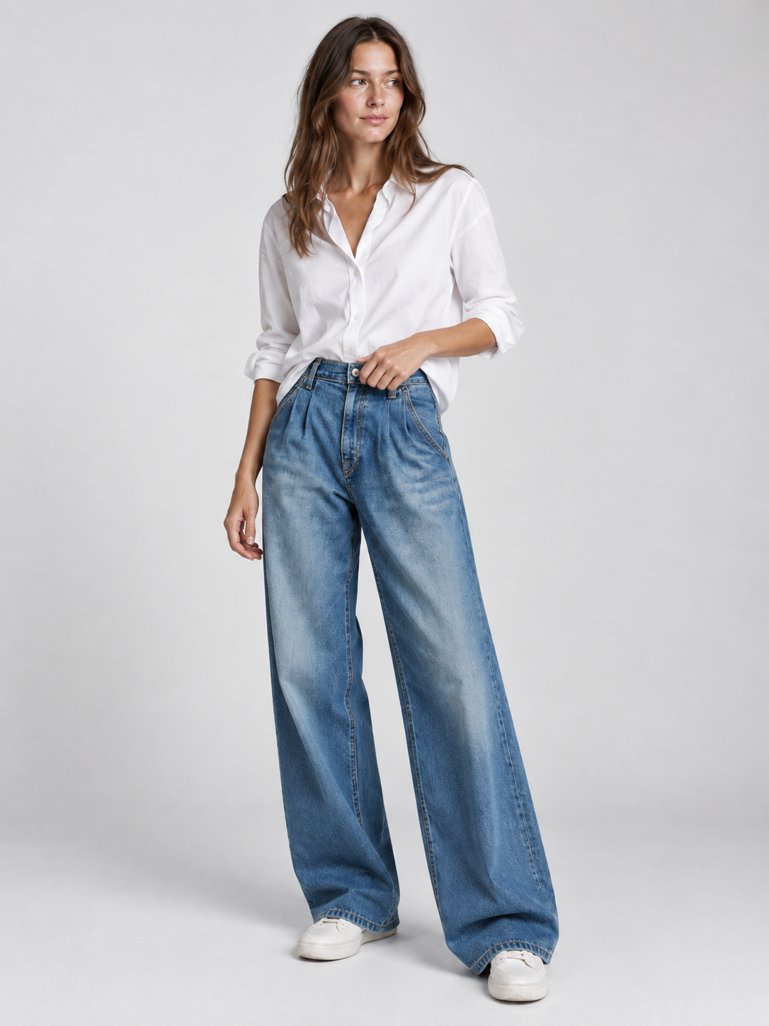 Eleanor | Women's Wide-Leg Jeans | High Waist · Eltrendio