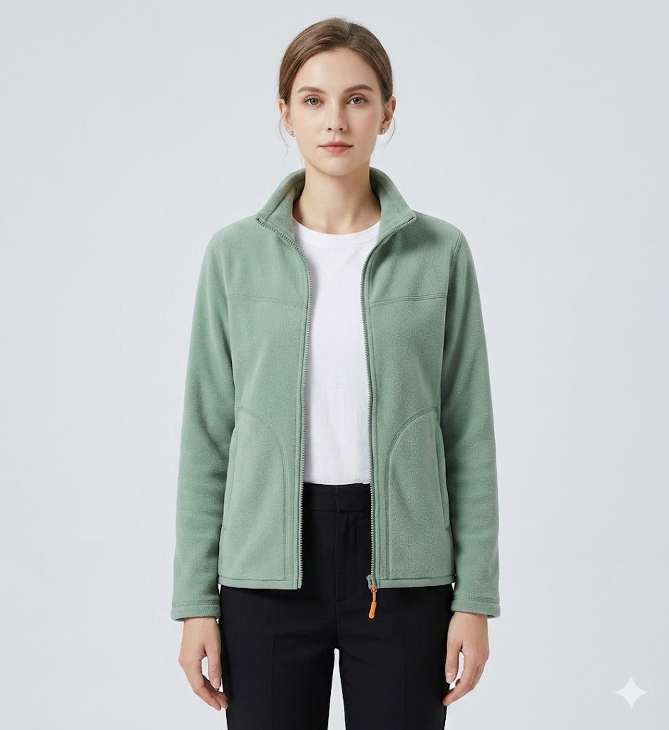 Elodie | Women's Full-Zip Jacket | Stand Collar · Eltrendio