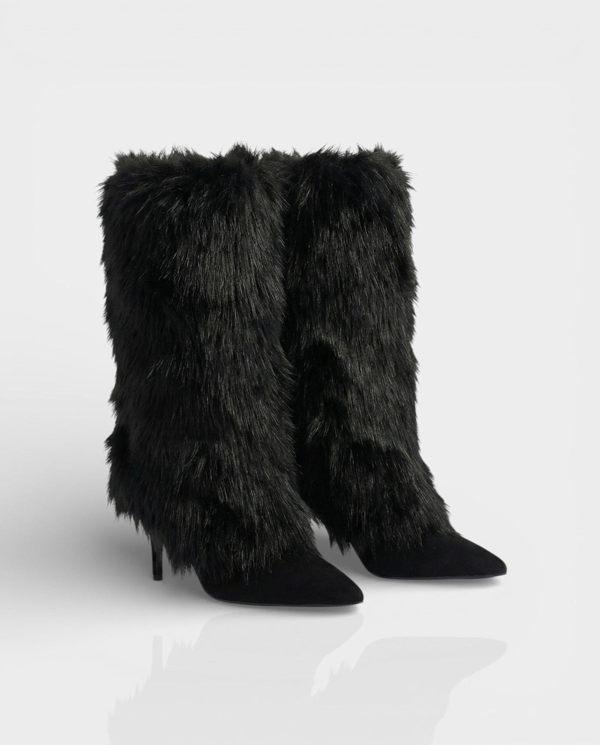 Elodie | Women's Knee-High Heeled Boots | Pointed Toe · Eltrendio