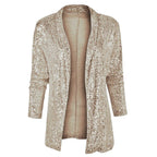 Elodie | Women's Open-Front Cardigan | Sequin Embellished · Eltrendio