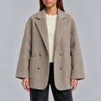 Elodie | Women's Oversized Coat | Double-Breasted · Eltrendio