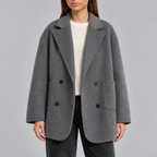 Elodie | Women's Oversized Coat | Double-Breasted · Eltrendio
