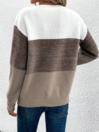 Elodie | Women's Oversized Jumper | Colour Block · Eltrendio