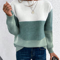 Elodie | Women's Oversized Jumper | Colour Block · Eltrendio