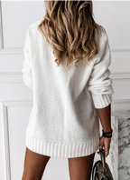 Elodie | Women's V-Neck Jumper | Knitted · Eltrendio