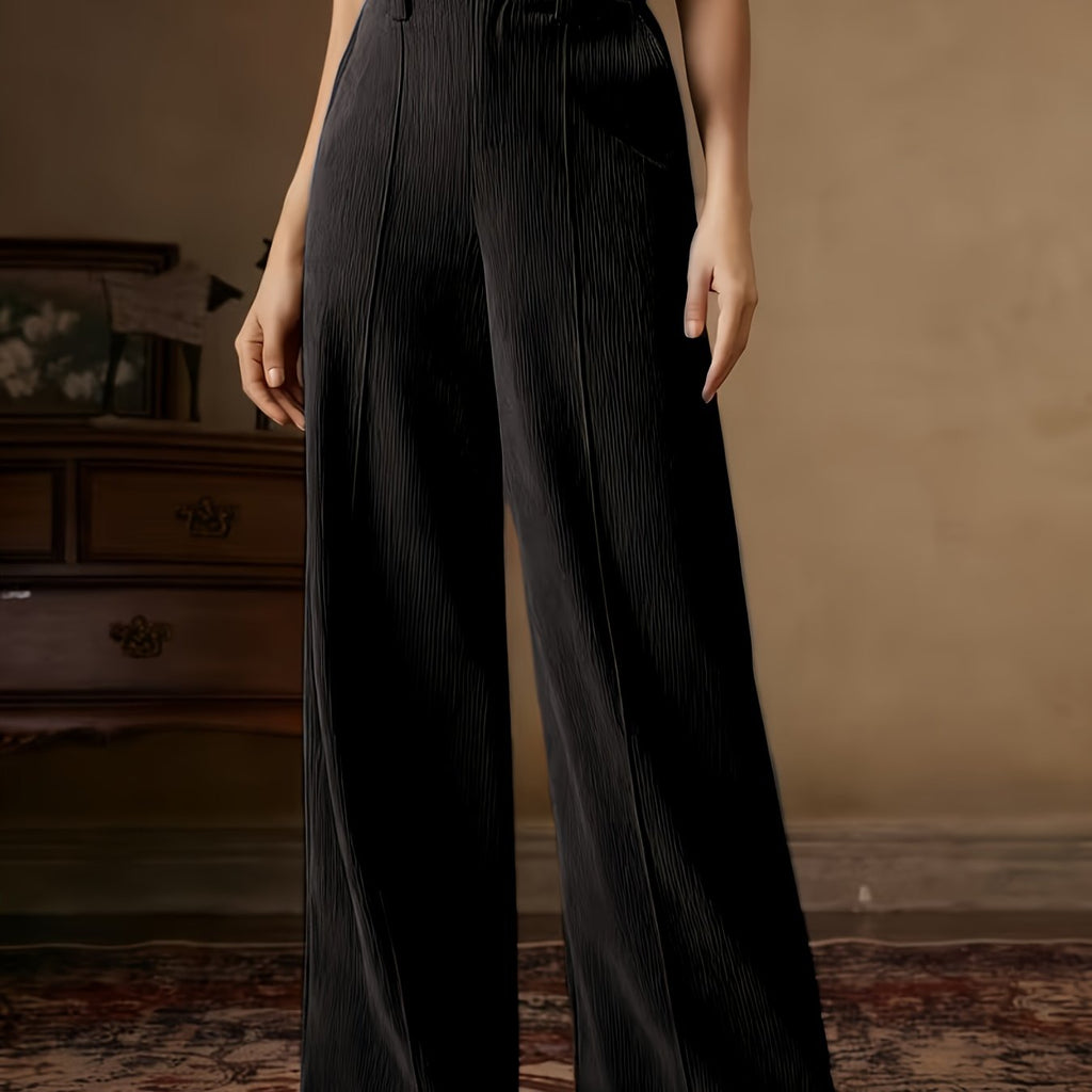 Elodie | Women's Wide-Leg Trousers | High-Waisted · Eltrendio