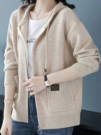 Elspeth | Women's Zip-Up Hoodie | Drawstring Hood · Eltrendio