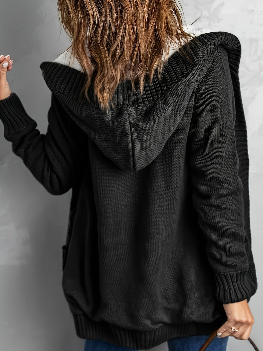 Emma | Women's Hooded Cardigan | Fleece-Lined · Eltrendio