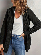 Emma | Women's Hooded Cardigan | Fleece-Lined · Eltrendio