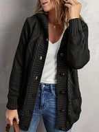 Emma | Women's Hooded Cardigan | Fleece-Lined · Eltrendio