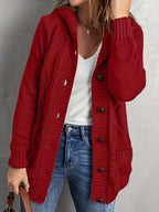 Emma | Women's Hooded Cardigan | Fleece-Lined · Eltrendio
