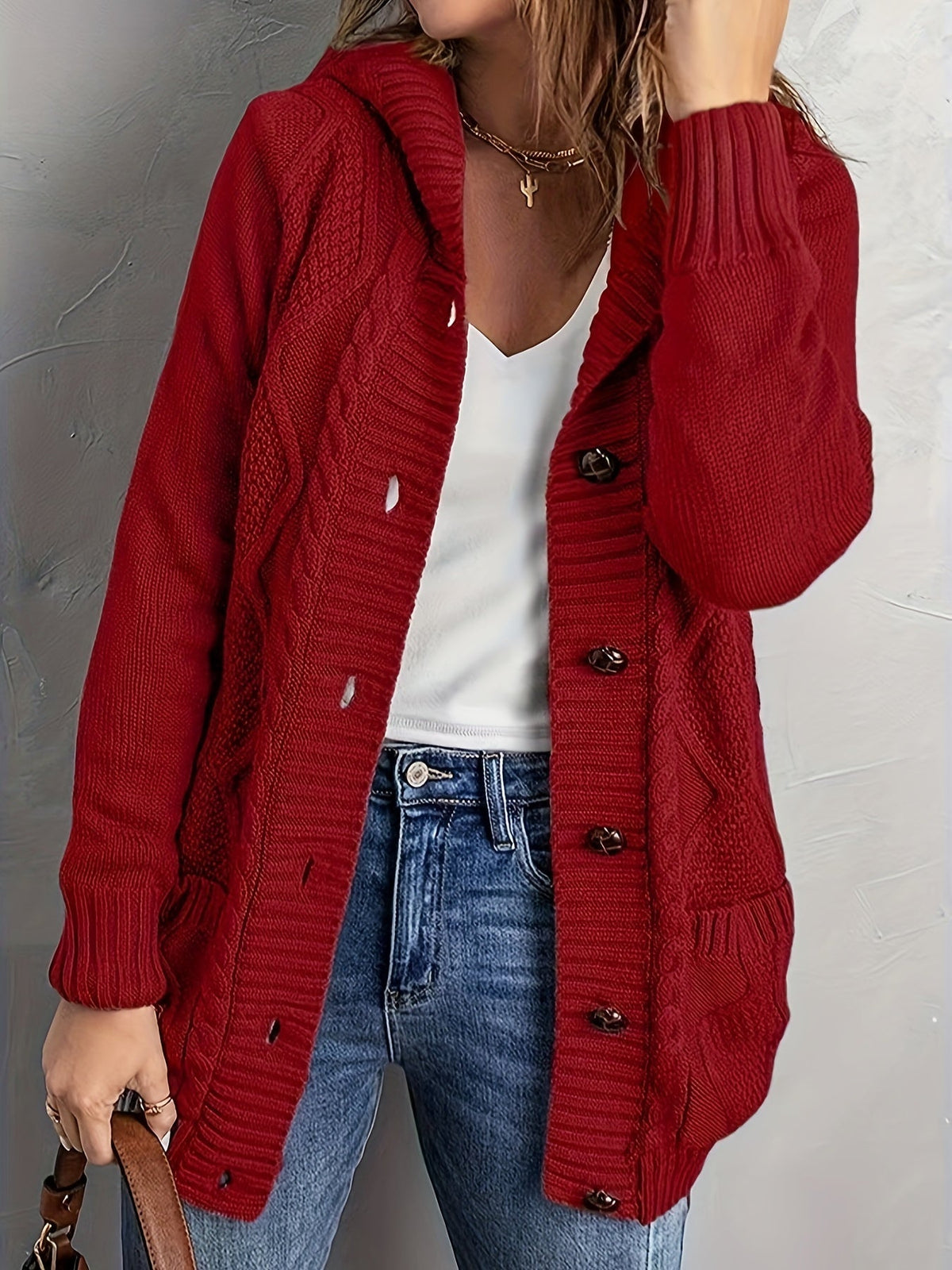 Emma | Women's Hooded Cardigan | Fleece-Lined · Eltrendio