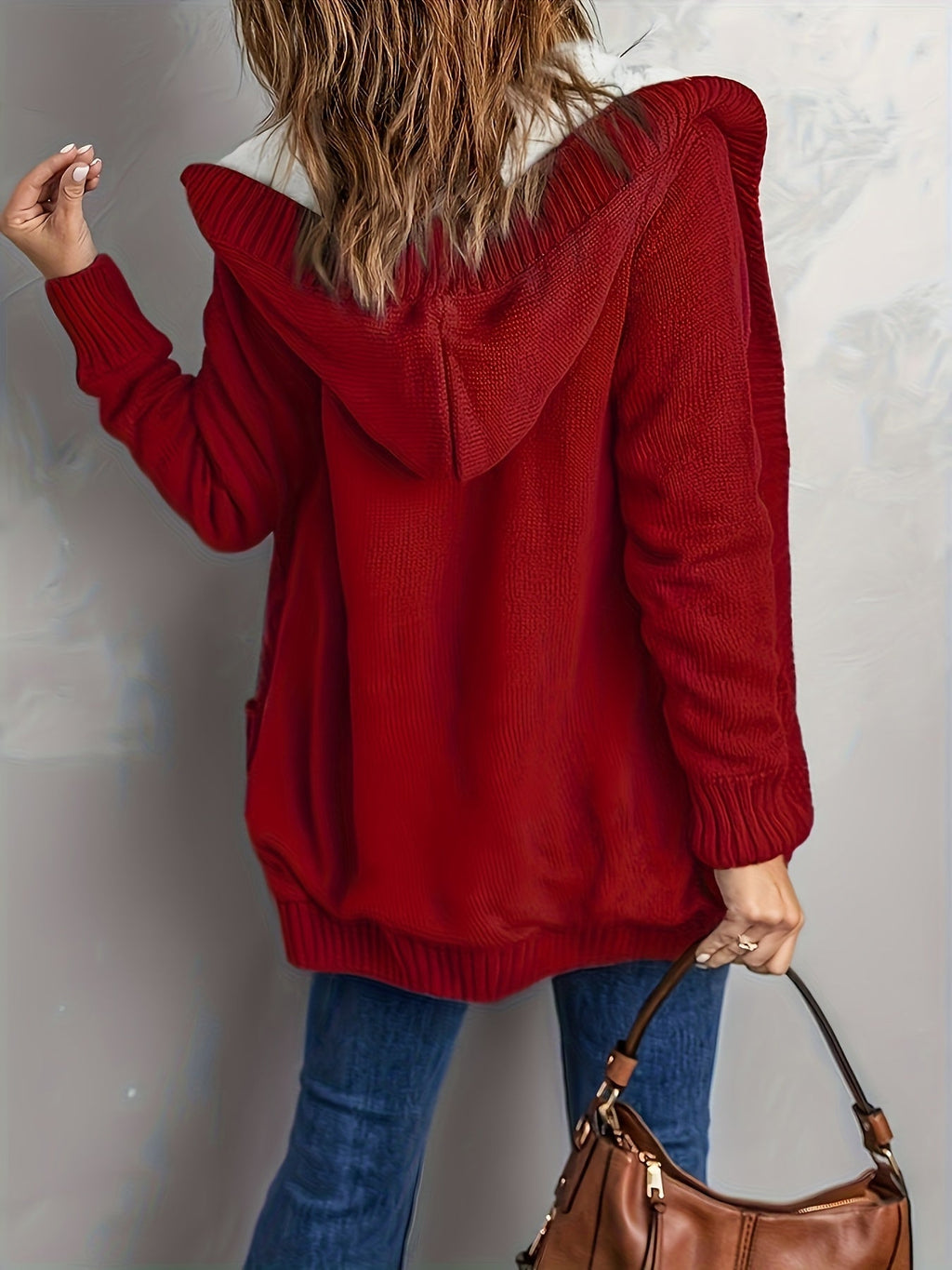Emma | Women's Hooded Cardigan | Fleece-Lined · Eltrendio