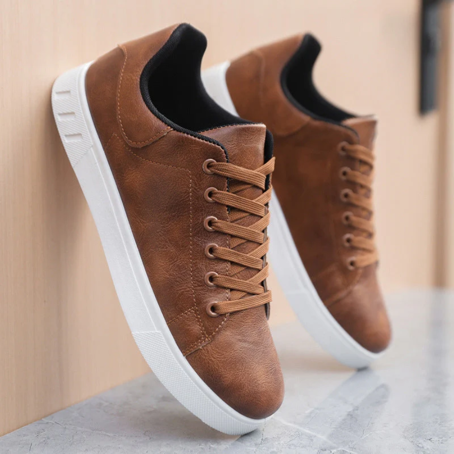Erik | Men's Lace-Up Trainers | Low-Top · Eltrendio