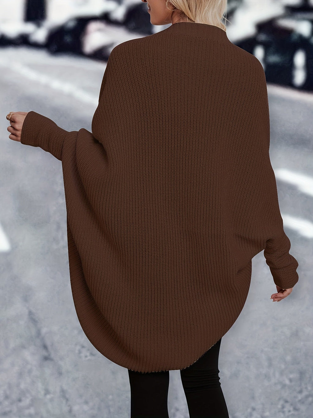 Erin | Women's Oversized Cardigan | Open Front · Eltrendio