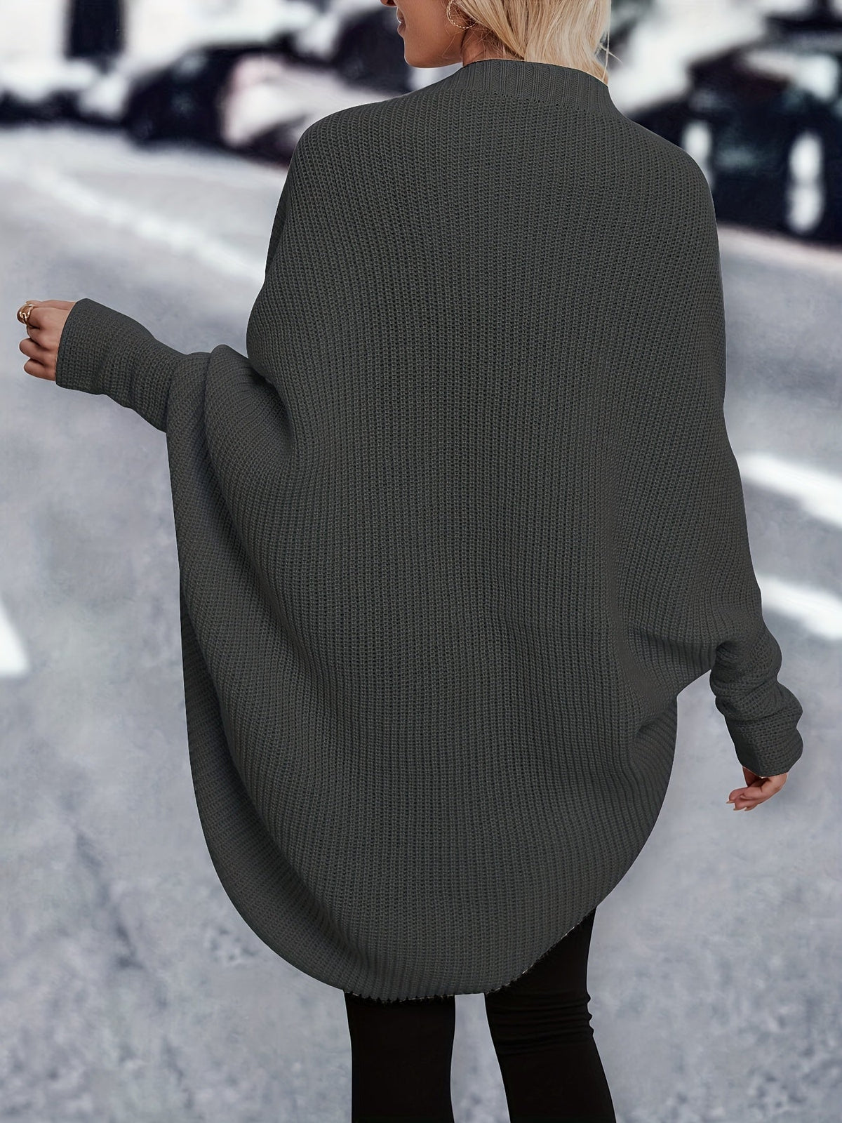 Erin | Women's Oversized Cardigan | Open Front · Eltrendio