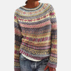 Esme | Women's Crew Neck Jumper | Fair Isle · Eltrendio