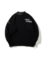 Ethan | Unisex Distressed Jumper | Ribbed Knit · Eltrendio