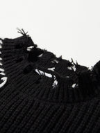 Ethan | Unisex Distressed Jumper | Ribbed Knit · Eltrendio