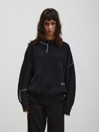 Ethan | Unisex Distressed Jumper | Ribbed Knit · Eltrendio