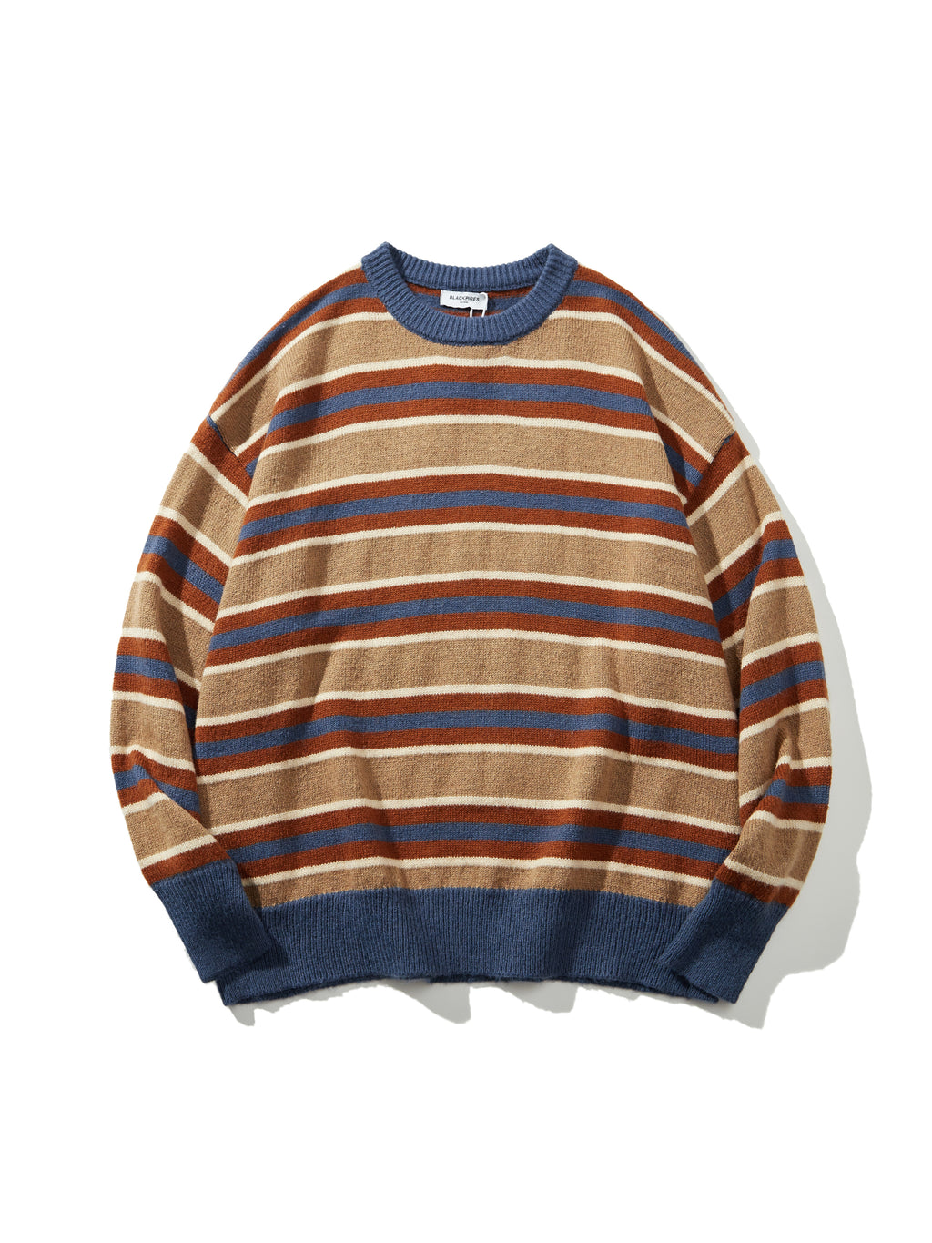 Felix | Unisex Oversized Knit Sweater | Striped Y2K Grunge Style-Eltrendio