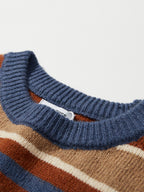 Felix | Unisex Oversized Knit Sweater | Striped Y2K Grunge Style-Eltrendio