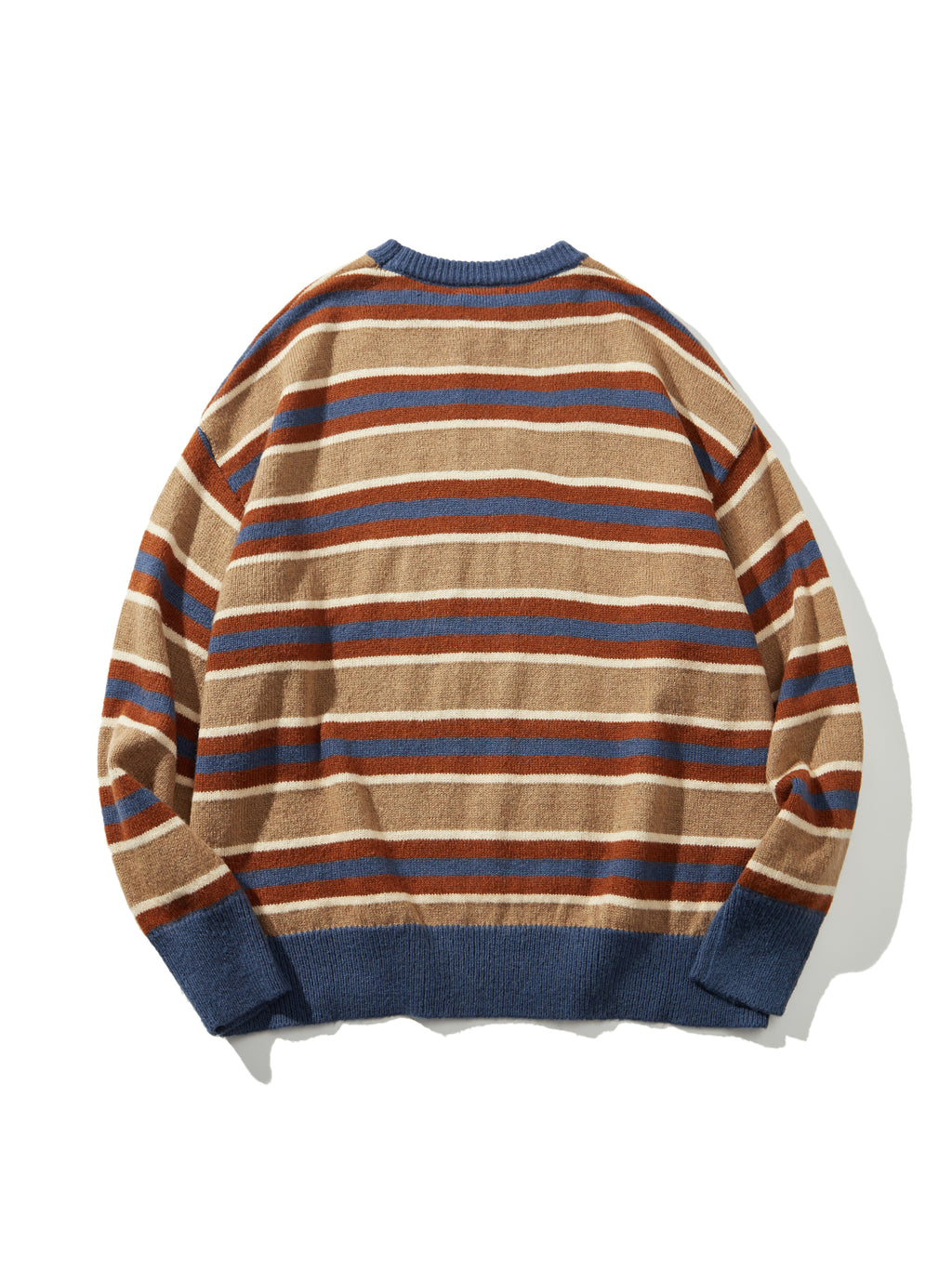 Felix | Unisex Oversized Knit Sweater | Striped Y2K Grunge Style-Eltrendio