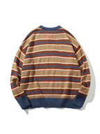 Felix | Unisex Oversized Knit Sweater | Striped Y2K Grunge Style-Eltrendio