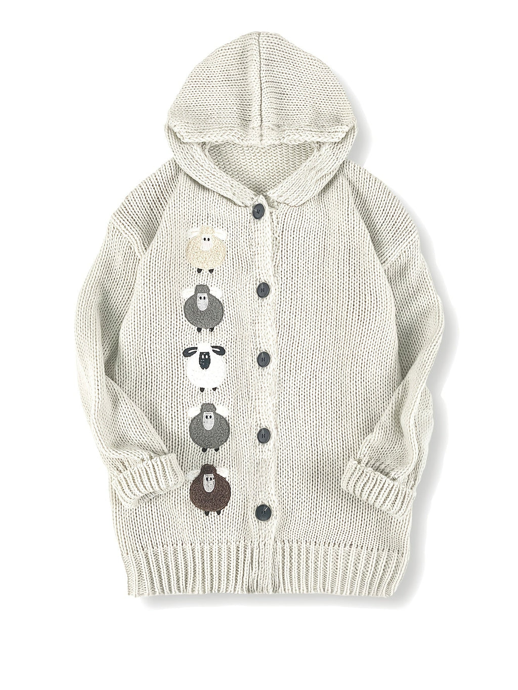 Florence | Women's Hooded Cardigan | Chunky Knit · Eltrendio