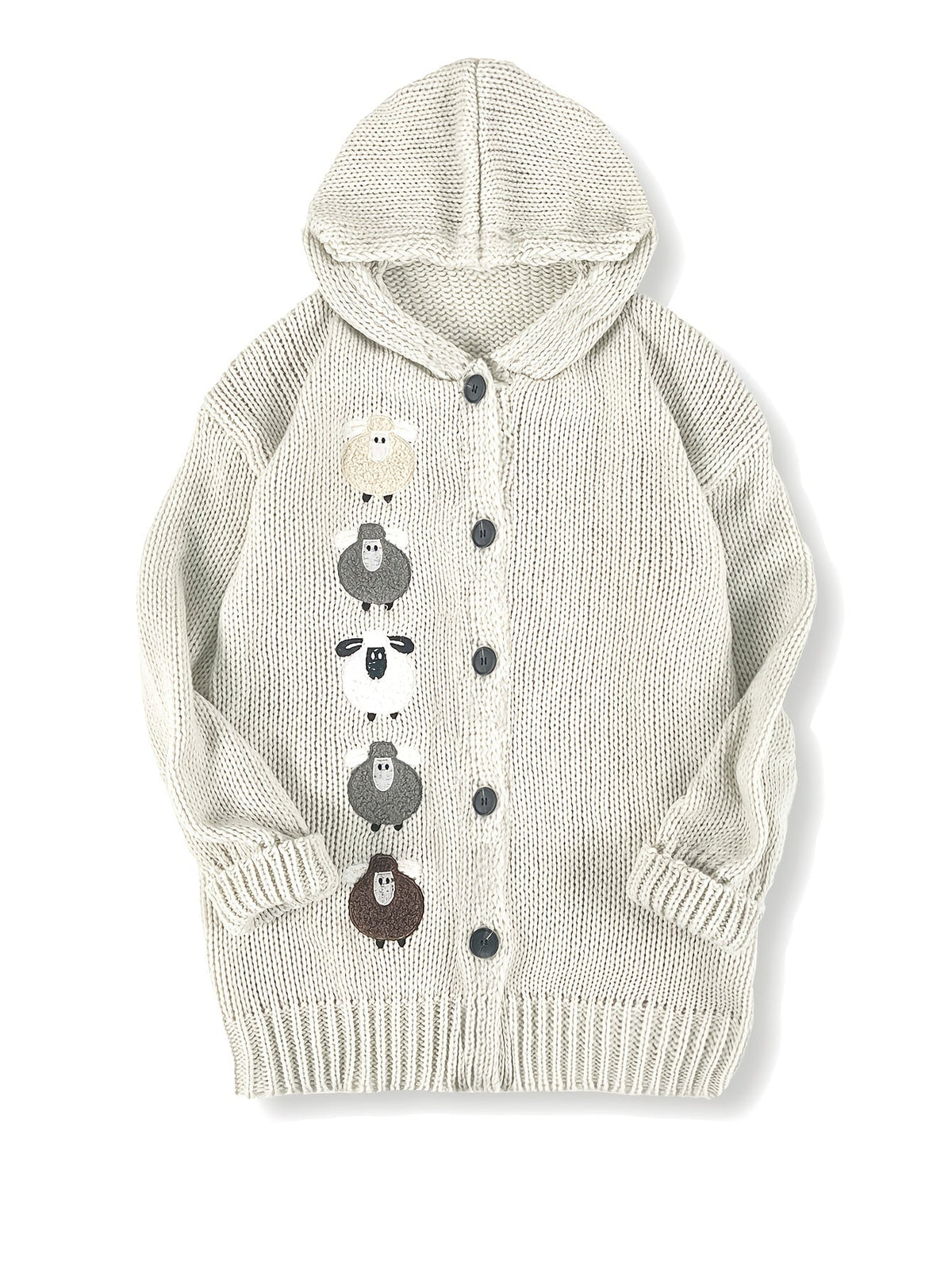Florence | Women's Hooded Cardigan | Chunky Knit · Eltrendio