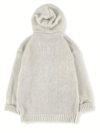 Florence | Women's Hooded Cardigan | Chunky Knit · Eltrendio