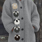 Florence | Women's Hooded Cardigan | Chunky Knit · Eltrendio