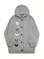 Florence | Women's Hooded Cardigan | Chunky Knit · Eltrendio