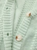 Florence | Women's V-Neck Cardigan | Floral Embroidery · Eltrendio