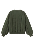 Florence | Women's V-Neck Cardigan | Floral Embroidery · Eltrendio